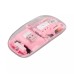 T5 Transparent Wireless USB + Bluetooth Rechargeable Mouse